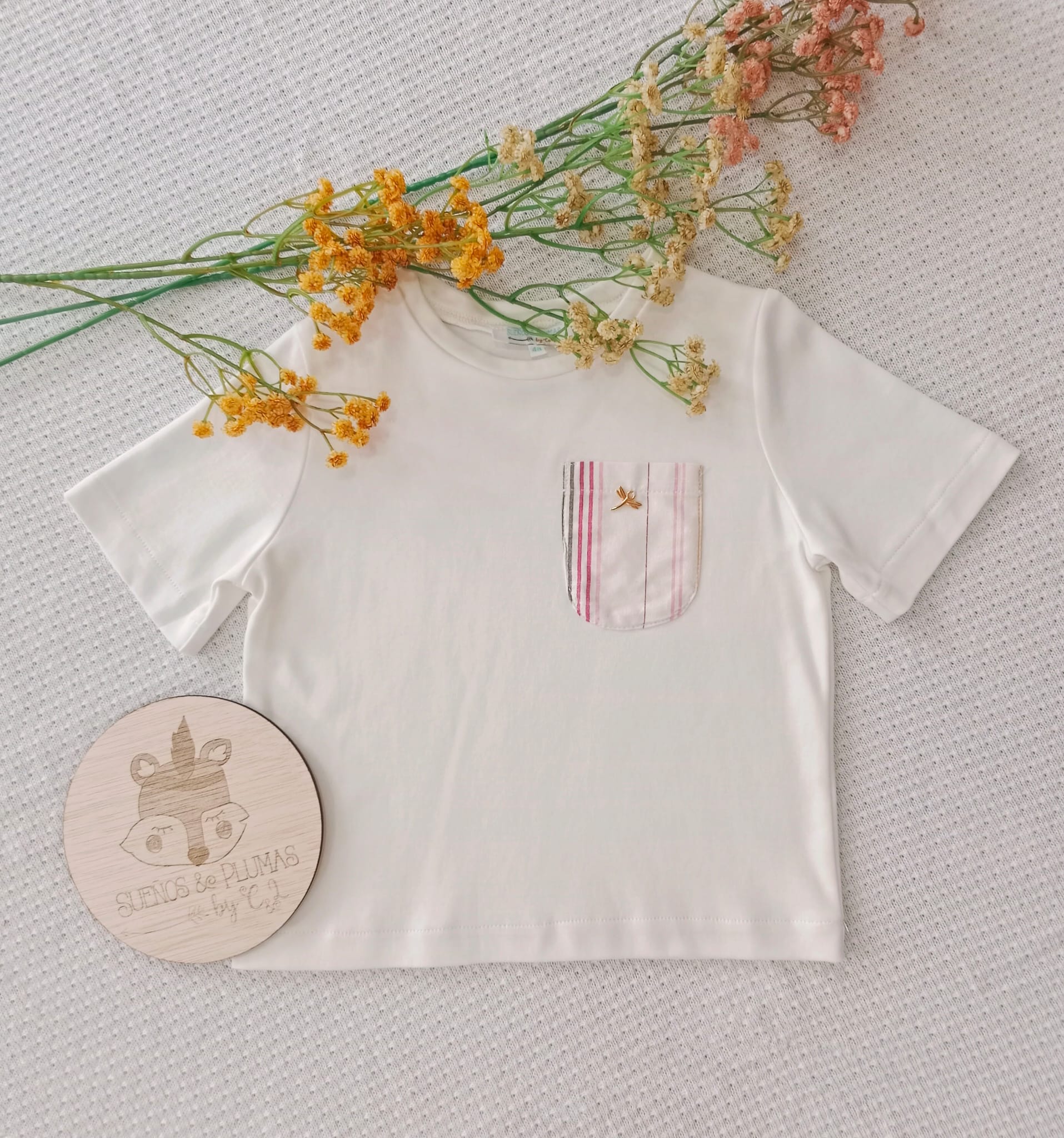 Camiseta Bolsillo unisex Indico