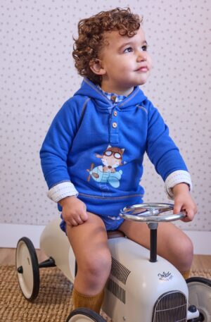 "CHILDREN CHOCOLATE" Sudadera niño avioneta