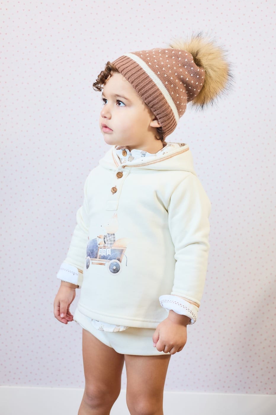 "MONTEPELLIER" Sudadera niño coche conejo - Imagen 2