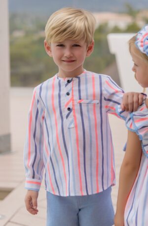 Camisa Rayas flúor