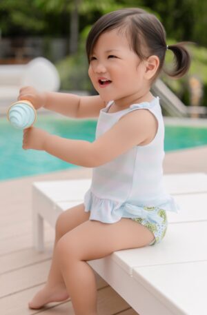 Conjunto baño niña bebé Kiwi