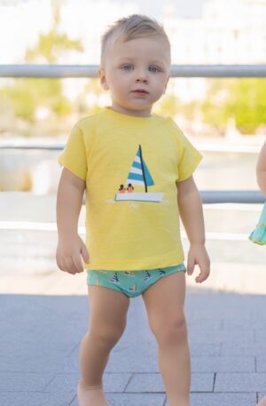 Conjunto Baño niño bebé Barcos