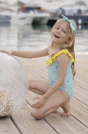 Bañador niña Barcos