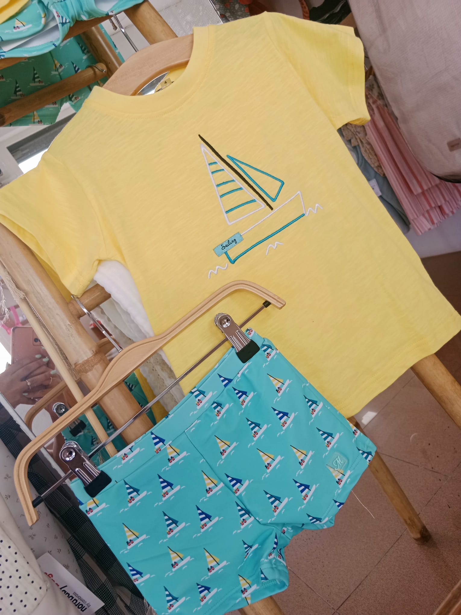 Conjunto Baño niño Barcos
