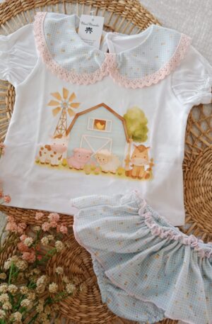 Conjunto Casita Granja niña