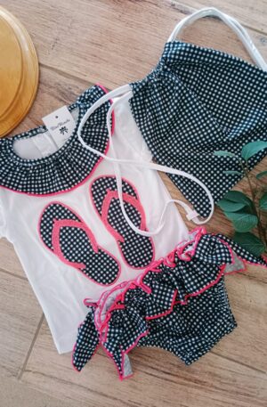 Conjunto baño Chanclas niña
