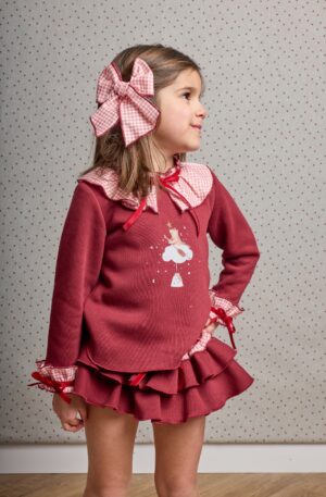 "Xandre" Sudadera niña+braga felpa